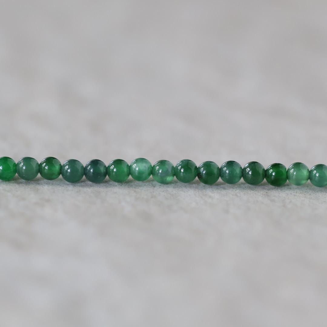 2mm AAA Guatemala Jade Beads -Smooth Round Natural Gemstone 15"