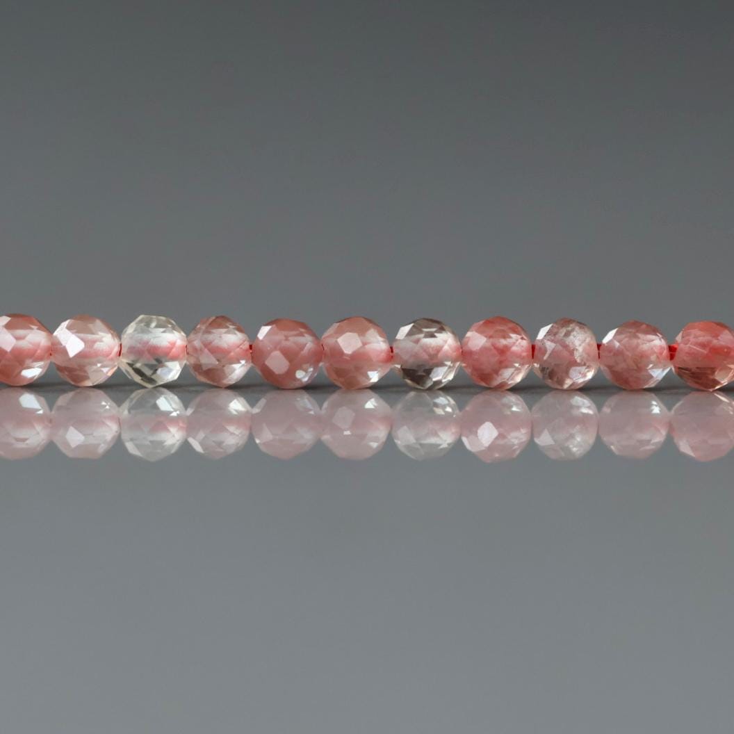 3mm Andesine Beads – Faceted Round Micro Gemstone 15" Strand