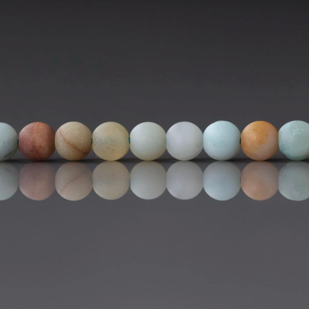 4.5mm Amazonite Beads – Smooth Round Natural Gemstone 15" Strand