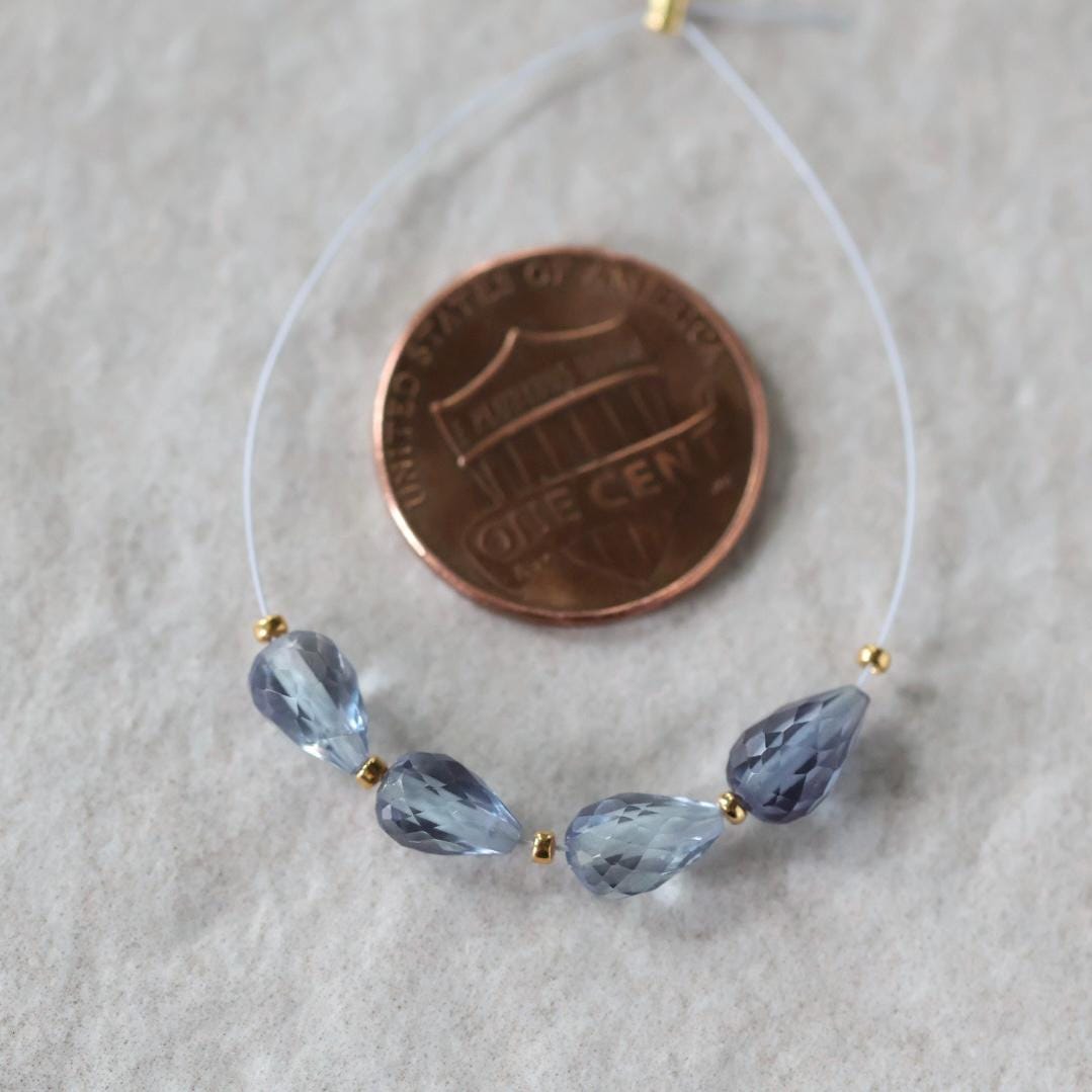 4mm Alexandrite Teardrop Beads – Faceted Teardrop Natural Gemstone