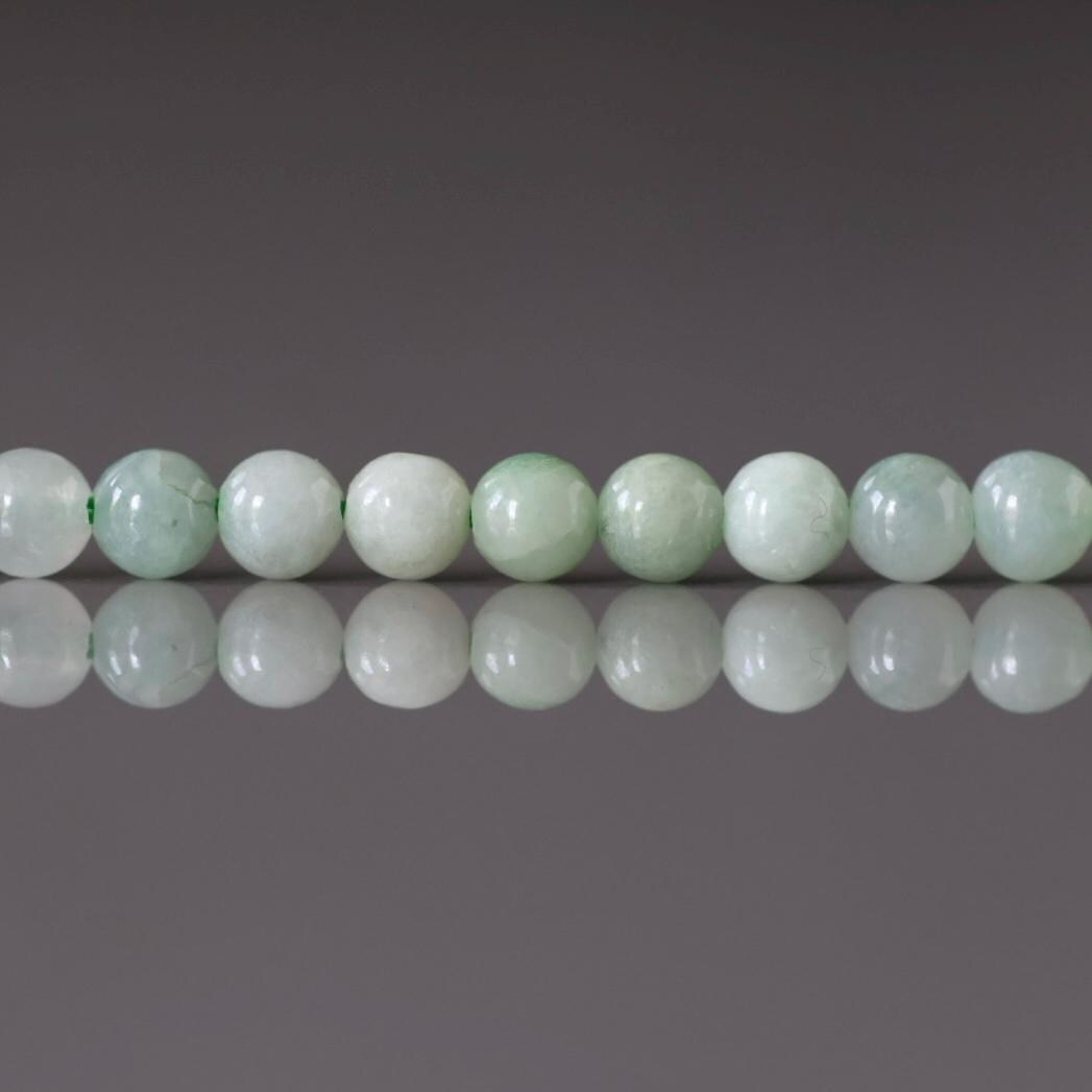 4mm Burma Jade Beads – Smooth Round Natural Gemstone 15" Strand