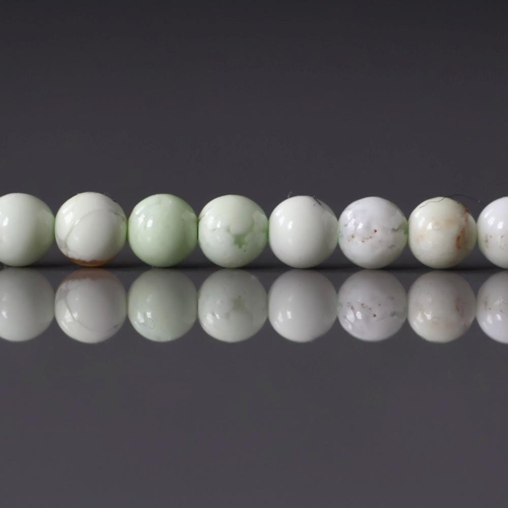 4mm Lemon Jade Beads – Smooth Round Natural Gemstone 15" Strand