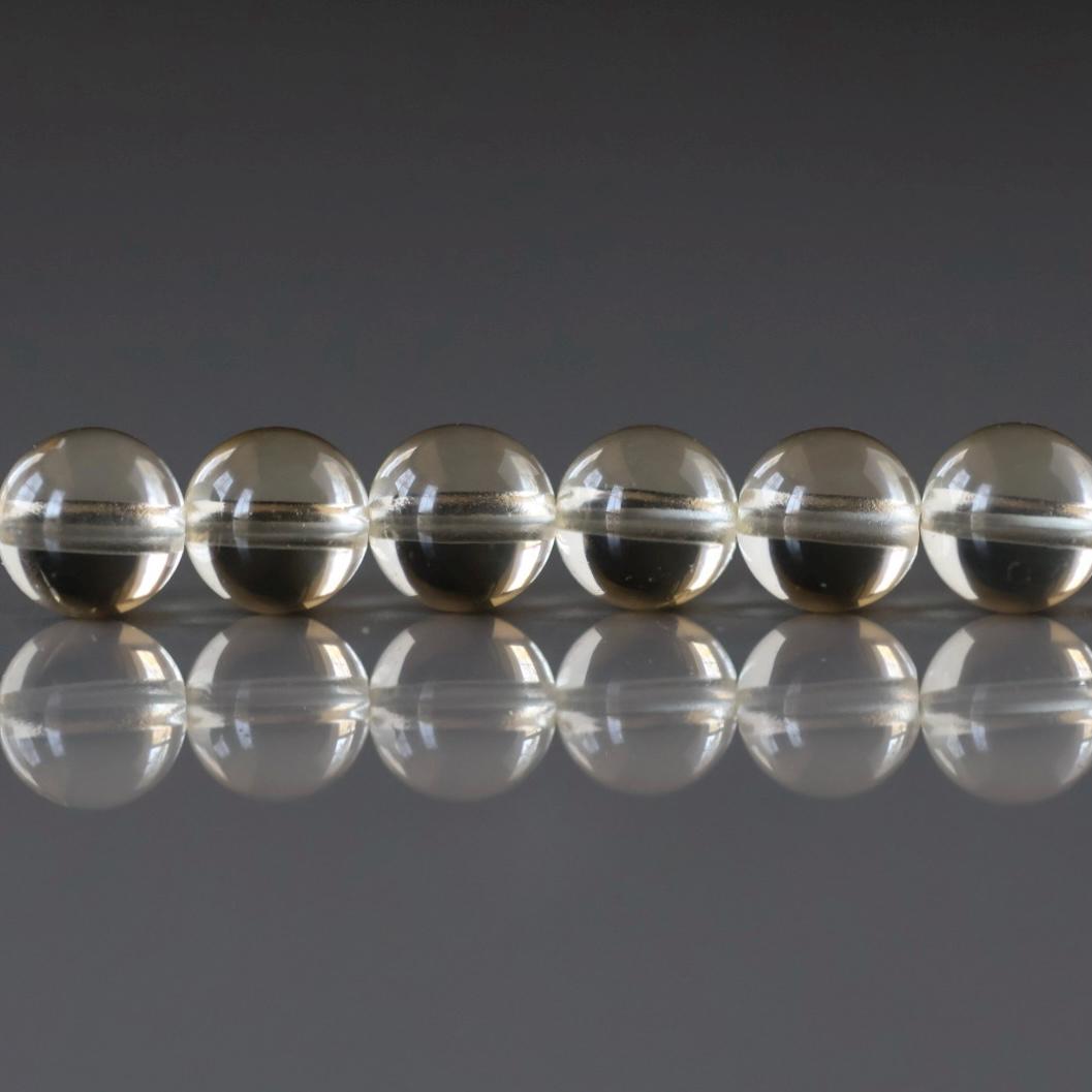 6mm Bytownite Beads - Smooth Round Natural Gemstone 6 Pcs