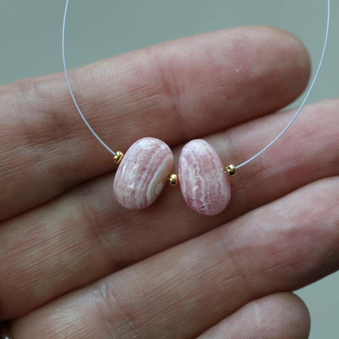 AAA Argentina Rhodochrosite Oval Beads Smooth 12x7mm Genuine Peach Gemstone Beads DIY Jewelry Making Gift