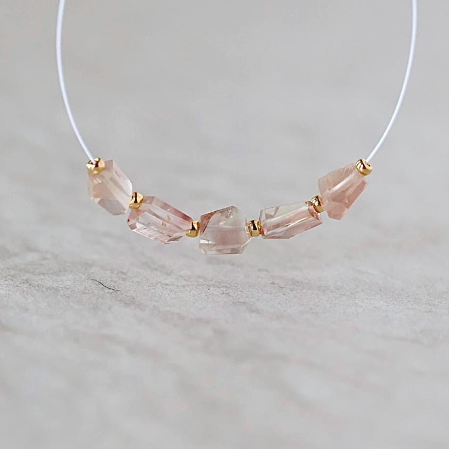AAA Natural Oregon Sunstone Nugget Beads Chunks Genuine Gemstone Beads for Jewelry Making Beading Craft Gift Beads Abundance