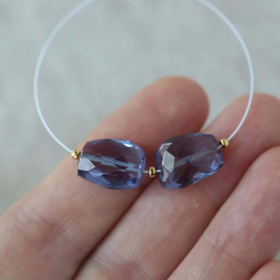 Alexandrite Oval Faceted Bead 15mm x 12mm Nugget Stone Chunk Gemstone Bead for Jewelry Making Beading Craft Gift Beads