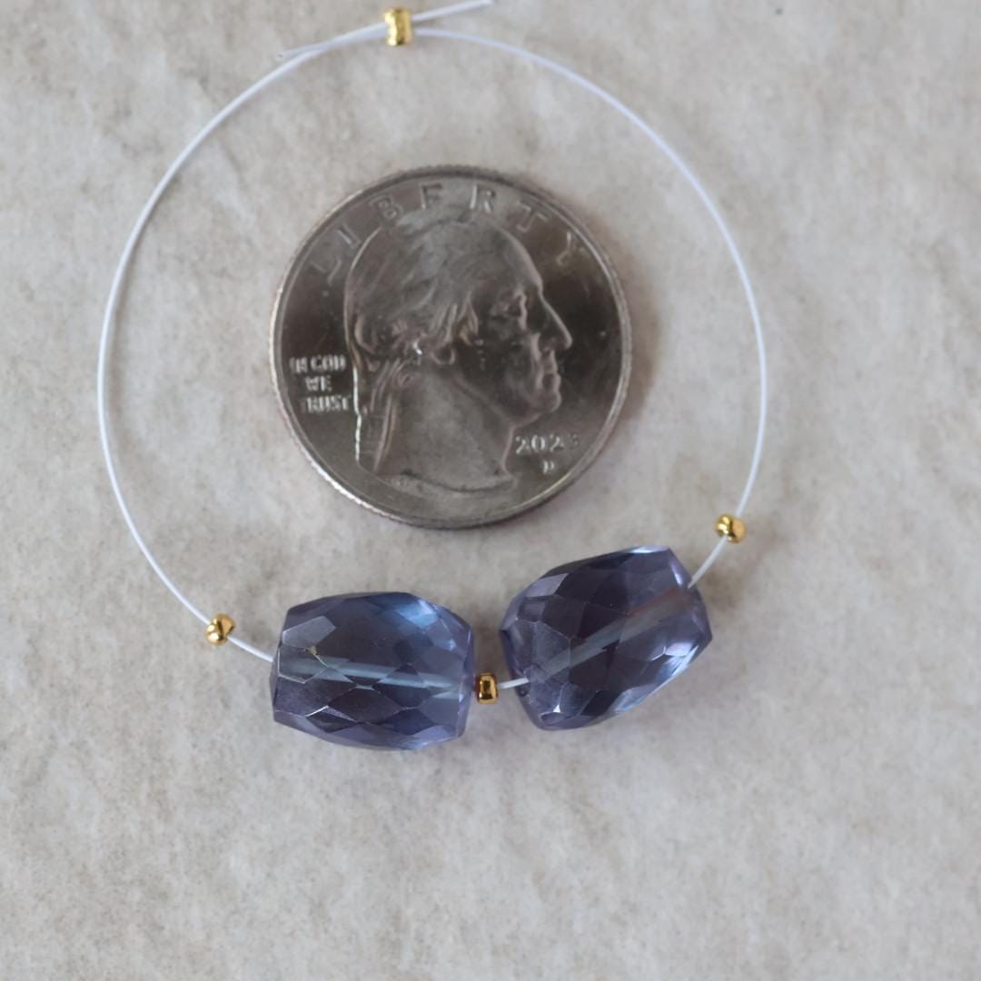 Alexandrite Oval Faceted Bead 15mm x 12mm Nugget Stone Chunk Gemstone Bead for Jewelry Making Beading Craft Gift Beads