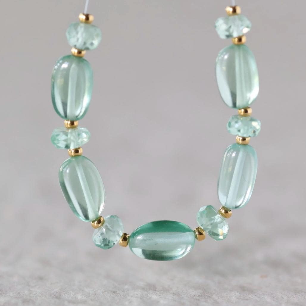 Green Sapphire Beads Smooth Oval 6x9mm 4 PCs Nuggets Genuine Gemstone Beads Jewelry Making Beading Craft Gift September Birthstone
