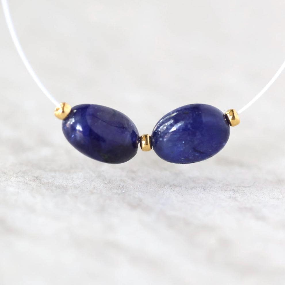 Madagascar Dark Blue Sapphire Beads Oval Smooth 6x9mm Nugget Stone Chunk Gemstone Bead for DIY Jewelry Making