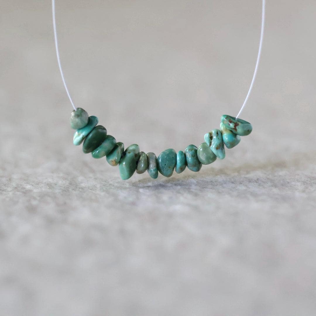 Rare Fox Nevada Turquoise Chip Beads Petal Nuggets Smooth 4-6mm 15 PCs Gemstone Beads DIY Jewelry Making December Birthstone
