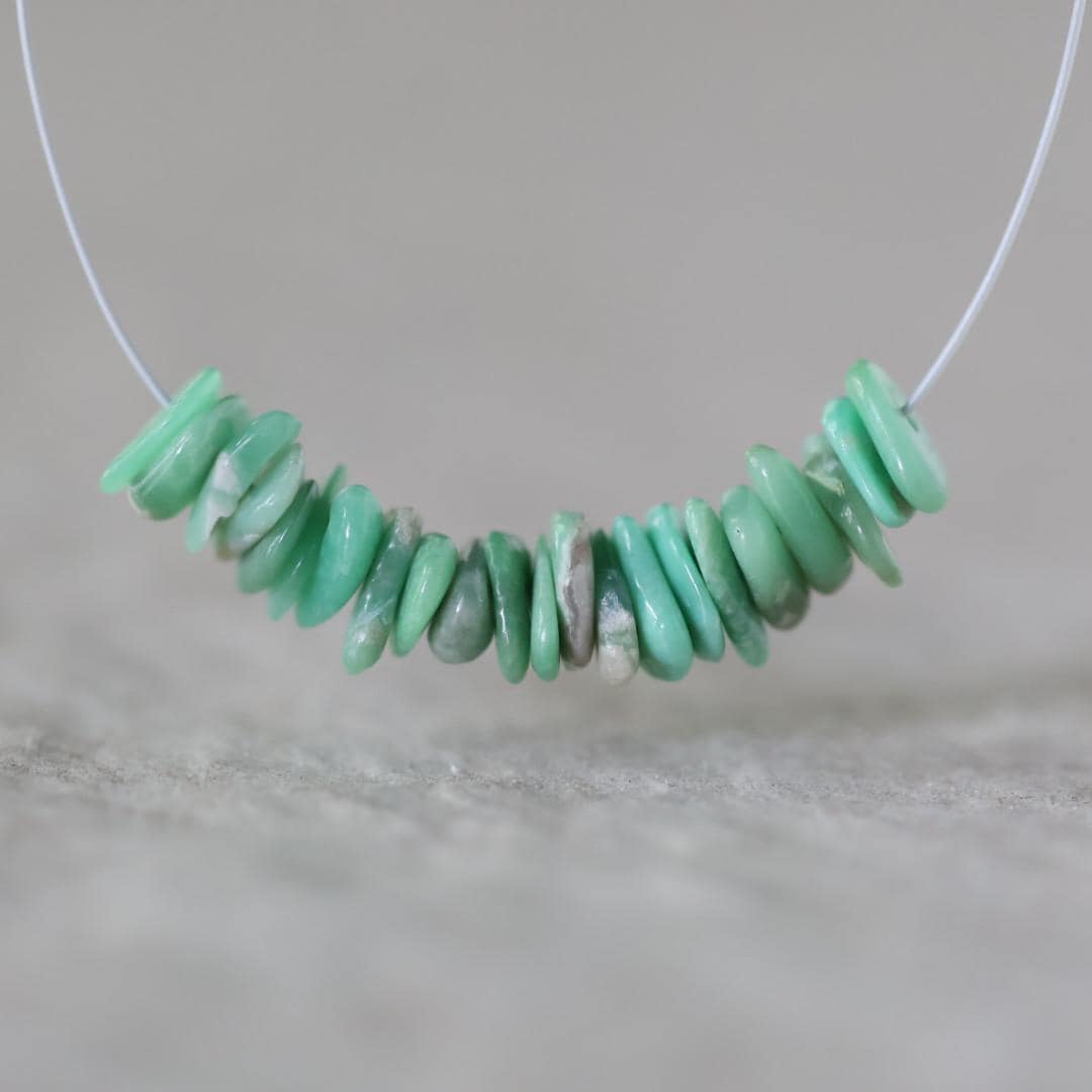 Rare Nevada Variscite Chip Beads 3-5mm Green Gemstone Beads for DIY Jewelry Making Supplies