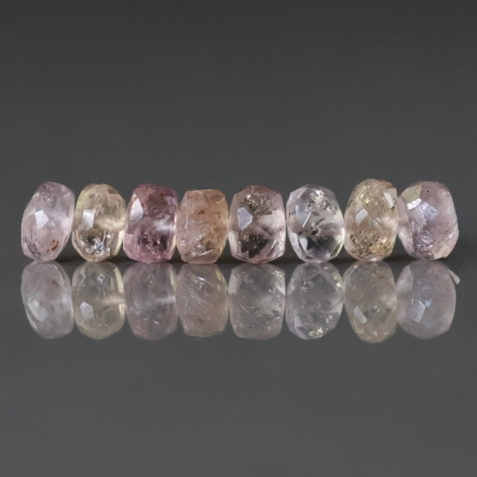 FACETED RONDELLE BEADS