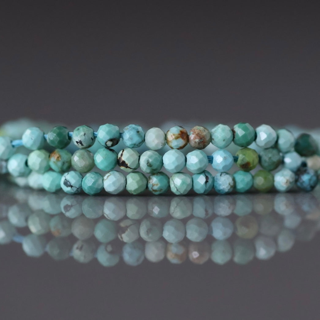 ROUND FACETED BEADS
