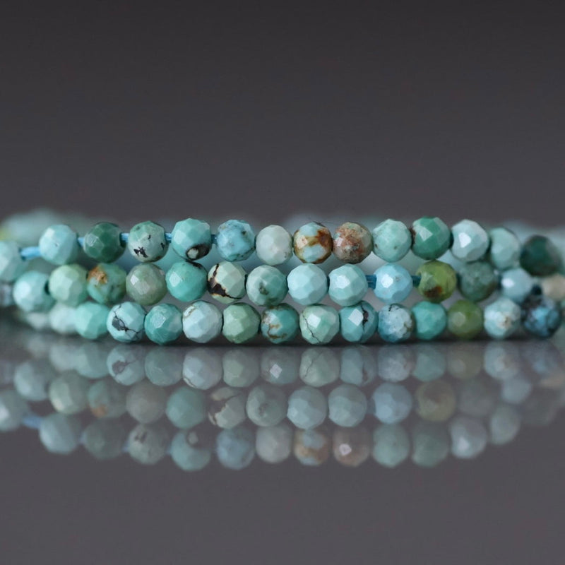 ROUND FACETED BEADS
