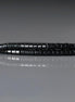 1.5‚Äì2.5mm Black Spinel Tube Beads ‚Äì Tiny Natural Gemstone 15" Strand