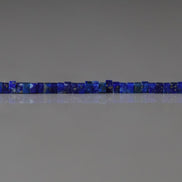 1.5mm AAA Lapis Lazuli Faceted Cube Beads 7