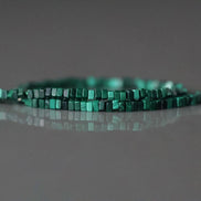 1.5mm AAA Malachite Beads Rectangle Slice Beads Cube 7