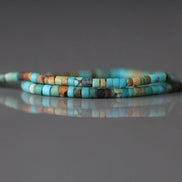1.5mm Tiny Turquoise Smooth Tube Beads 7