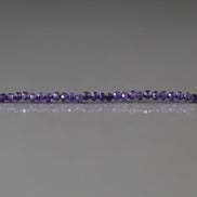 1.8mm 2mm Amethyst Beads Micro Faceted Beads Round 12.5