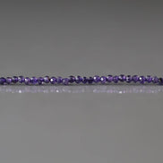 1.8mm 2mm Amethyst Beads - Faceted Round Gemstone 12.5