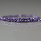 1.8mm 2mm Amethyst Beads - Faceted Round Gemstone 12.5"