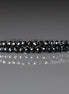 1.8mm Black Tourmaline Beads ‚Äì Tiny Faceted Round Natural Gemstone 15" Strand