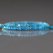 1.8mm Blue Apatite Faceted Beads 15
