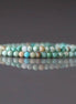 1.8mm Peruvian Turquoise Beads - Tiny Faceted Round Natural Gemstone 15" Strand