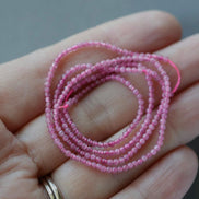 1.8mm Pink Tourmaline Beads Smooth 15