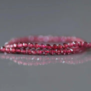 1.8mm AAA Pyrope Garnet Beads Micro Faceted Beads 15