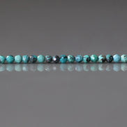 1.8mm Blue Turquoise Faceted Beads 15