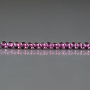 1.9mm 2mm AAA Pink Garnet Beads Smooth Beads 15
