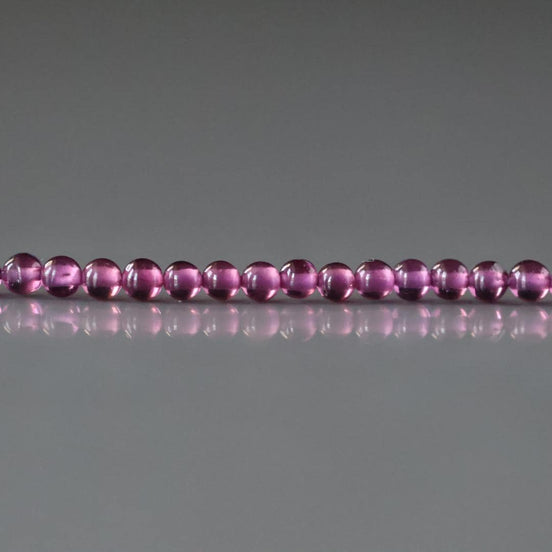 1.9mm 2mm AAA Pink Garnet Beads Smooth Beads 15" Natural Light Rhodolite Garnet Gemstone Beads Beading Crafter Gift