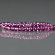 1.9mm 2mm AAA Pink Garnet Beads Smooth Beads 15