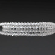 1.9mm 2mm AAA Rock Quartz Faceted Beads 15