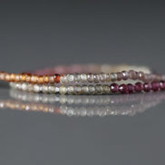 1.9-2mm Tundra Sapphire Beads - Tiny Faceted Round Natural Gemstone 6