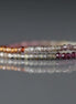 1.9-2mm Tundra Sapphire Beads - Tiny Faceted Round Natural Gemstone 6" Strand