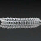 1.9‚Äì2mm Rock Quartz Beads ‚Äì Tiny Faceted Round Natural Gemstone 15" Strand