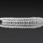 1.9‚Äì2mm Rock Quartz Beads ‚Äì Tiny Faceted Round Natural Gemstone 15" Strand