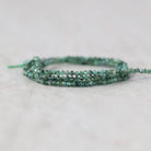 1.9mm 2mm AAA Natural Emerald Beads Micro Faceted 15" Raw Emerald Genuine Gemstone Beads Genuine Emerald Jewelry Making Beading Craft Gift