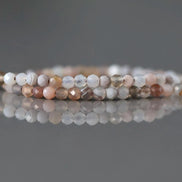 2mm Botswana Agate Beads – Tiny Faceted Round Natural Gemstone 15