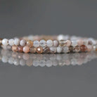 1.9mm 2mm Botswana Agate Beads Faceted Genuine Tiny Agate Beads 15" Gemstone Beads for Jewelry Making Beading Gift for crafter