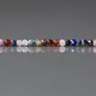 1.9mm 2mm Multi Gemstone Micro Beads - Tiny Faceted Round Natural Gemstone 15" Strand