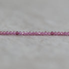 1.9mm AAA Malaya Pink Garnet Beads Faceted 15” Natural Malaya Garnet Spacer Gemstone Beads DIY Jewelry Making Necklace Earrings