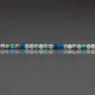 1.9mm Rare Hauynite Beads ‚Äì Tiny Faceted Round Natural Gemstone 15" Strand