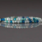 1.9mm Rare Hauynite Beads ‚Äì Tiny Faceted Round Natural Gemstone 15" Strand