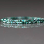 1.9mm 2mm Rare Malacholla Cube Beads 15”Tiny Malachite Bead Chrysocolla Gemstone Beads for Jewelry Making Beading Gift Crafter