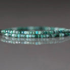 1.9mm Rare Malacholla Cube Beads 15” ( Malachite + Chrysocolla)