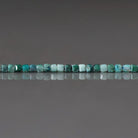 1.9mm Rare Malacholla Cube Beads 15” ( Malachite + Chrysocolla)