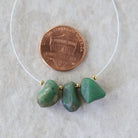 10-12mm Natural Raw Emerald Nugget Beads Briolettes Rough Stones Chunks Green Gemstone for DIY Jewelry Making